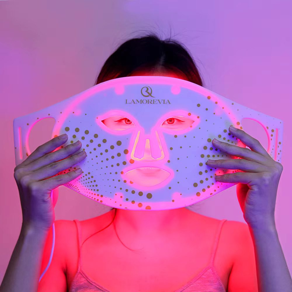 oarno anti aging light therapy red led face mask 1