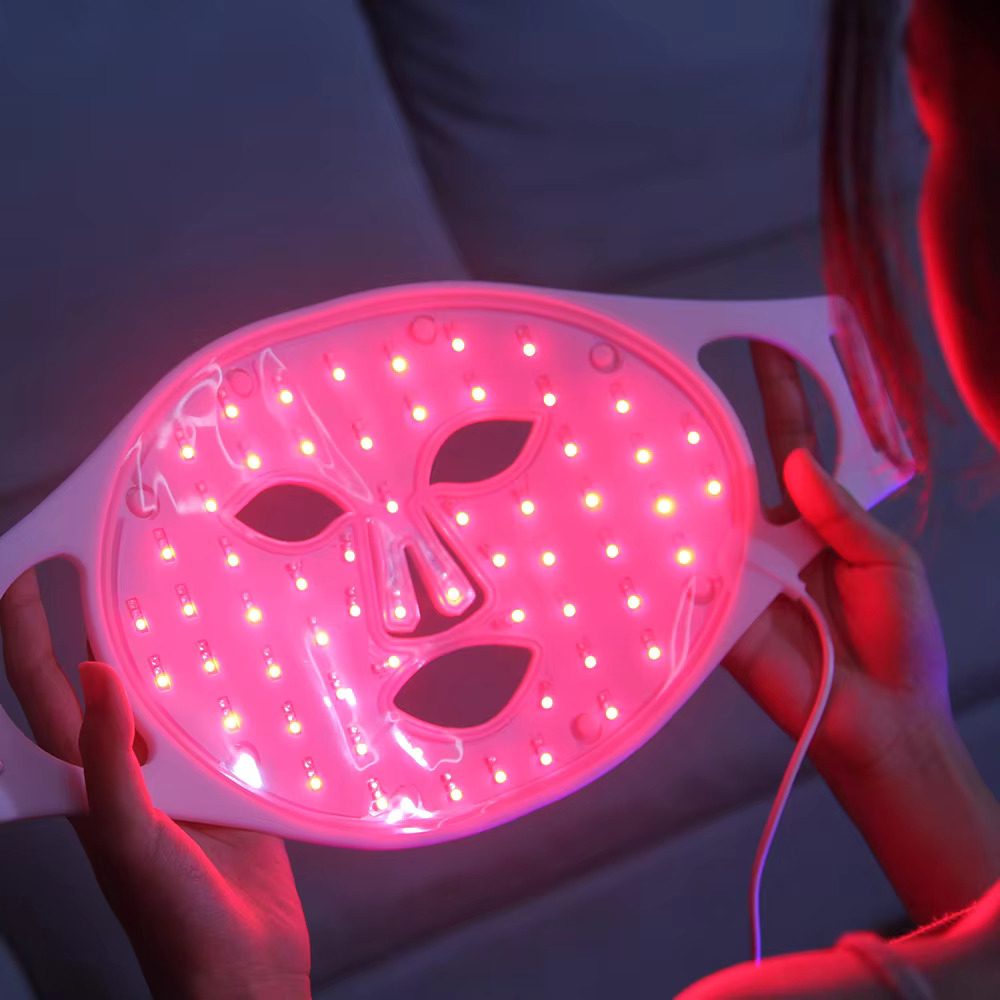 oarno anti aging light therapy red led face mask